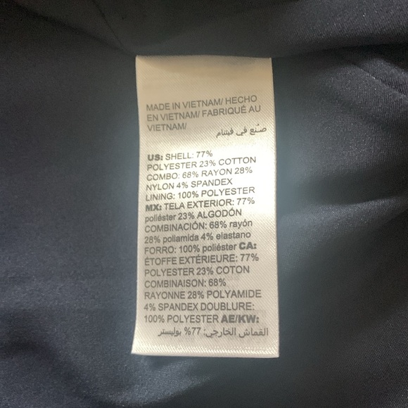 Chico’s blue and white textured jacket.  Excellent condition. - Picture 8 of 13